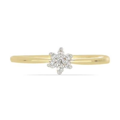 BUY GENUINE 14K GOLD WHITE DIAMOND GEMSTONE CLASSIC RING